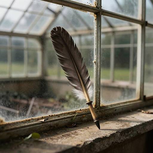 Rustic Quill Pen by Victorian Greenhouse