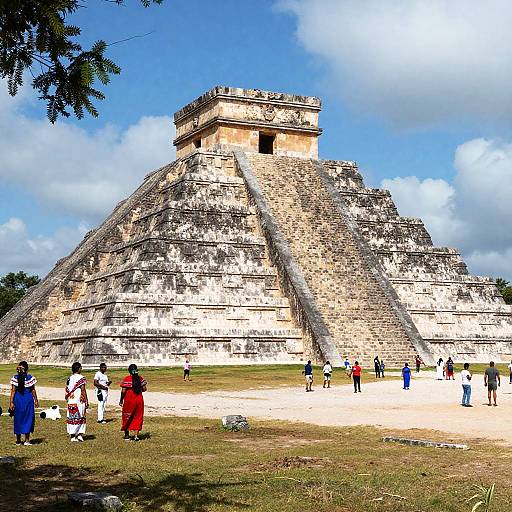 Chichen Itza in Serene Traditional Setting