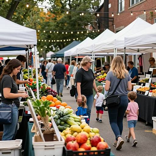 Vibrant Charlottesville Farmers Market Scene
