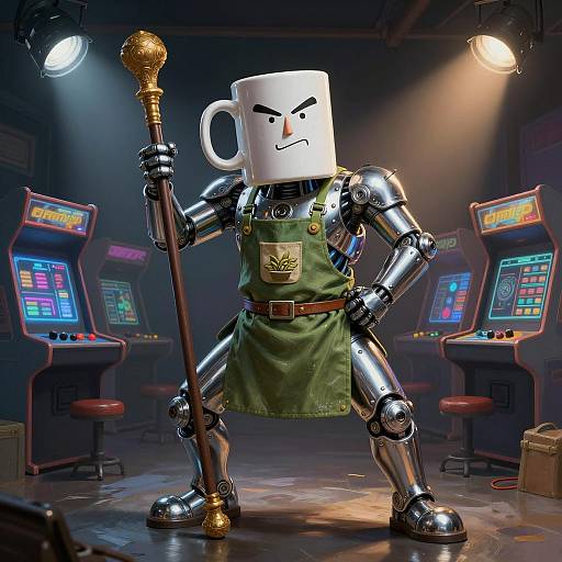 Heroic Coffee Mug Mage in Arcade
