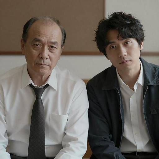 Serious Conversation between Two Men