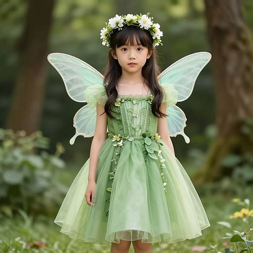 Woodland Fairy in Flower Crown
