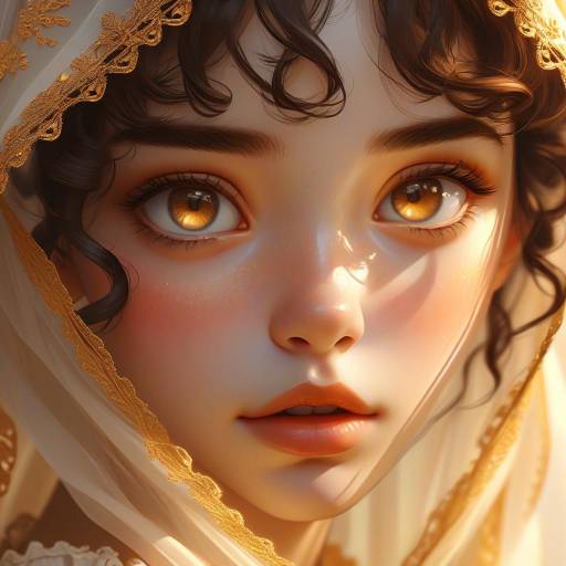 Intricate Anime Portrait of a Girl