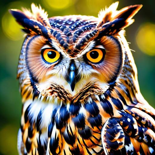 Majestic Owl Portrait in Stunning Detail Majestic Owl Portrait in Stunning Detail