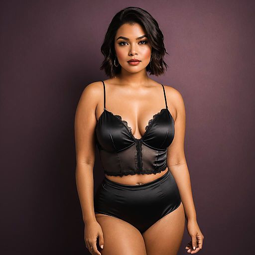Sultry Photoshoot with Bold Lingerie Style