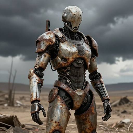 Post-Apocalyptic Biomechanical Warrior