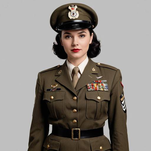 Vintage 1940s Military Cosplay Outfit