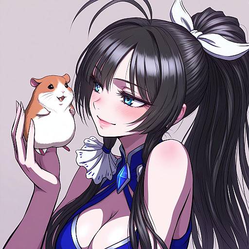 Illustration of Hamuzou, idolmaster in the style of Miata (miata8674)