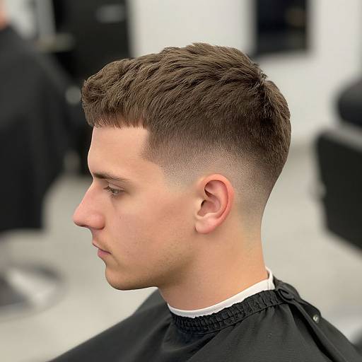 Edgar Cut Fade on European Man
