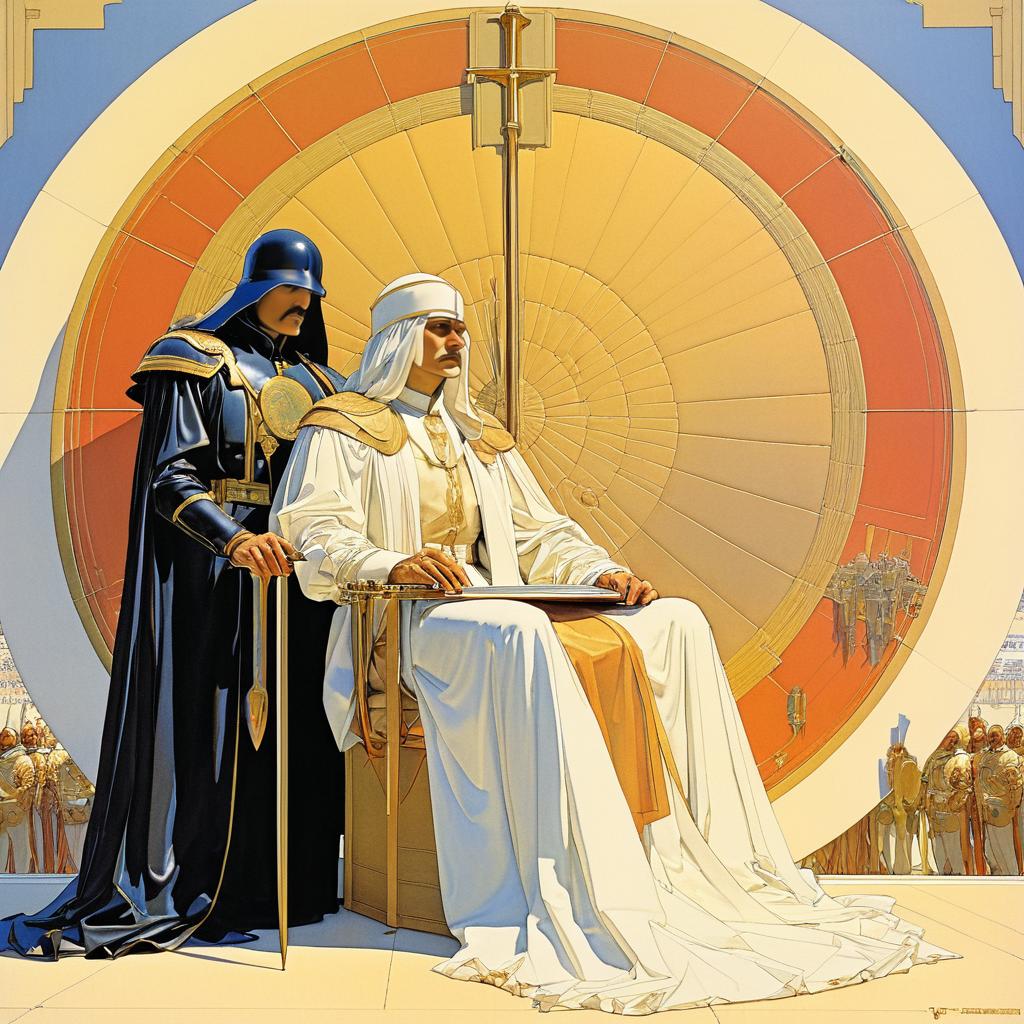 Moebius-Inspired Martyrdom Artwork