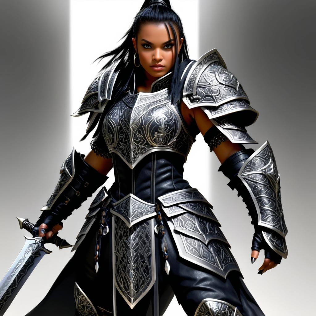 Fierce Female Warrior Concept Art