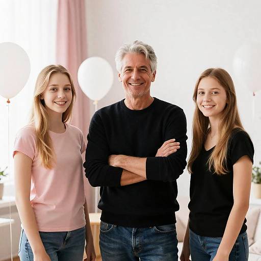 Cheerful Group in a Bright Setting