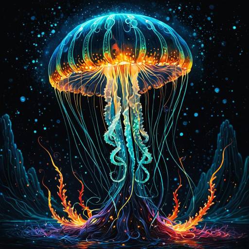 Luminescent Jellyfish Totem Luminescent Jellyfish Totem