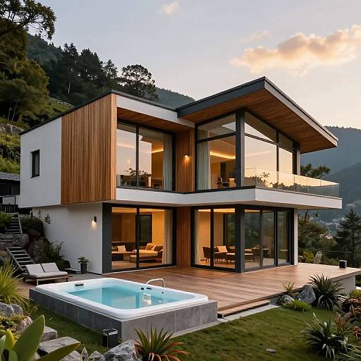 Modern Hillside House with Scenic Views