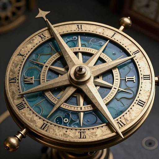 Clockwork Astrolabe Navigating Time