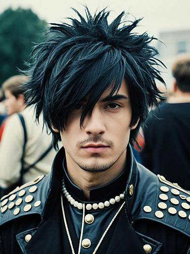 Edgar Cut Hairstyle Cosplay Portrait