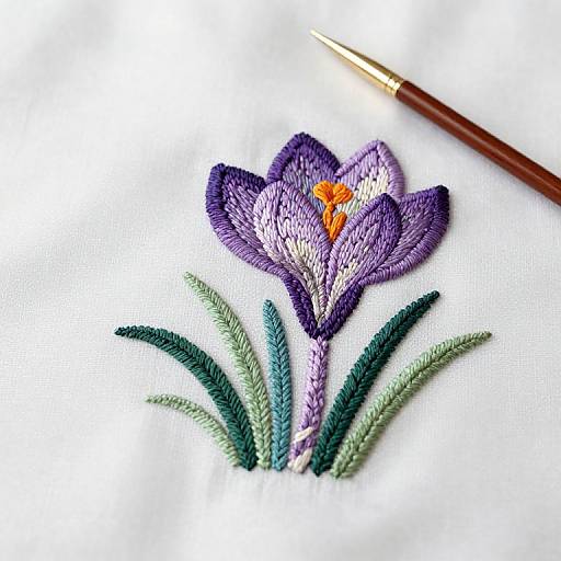 Crocus Silk Shading Embroidery Kit