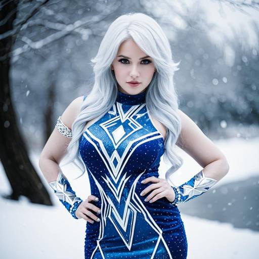 Elegant Killer Frost Cosplay with Depth
