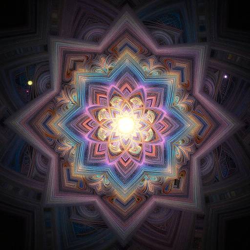 Elegant Geometric Chaos: A Photorealistic Journey