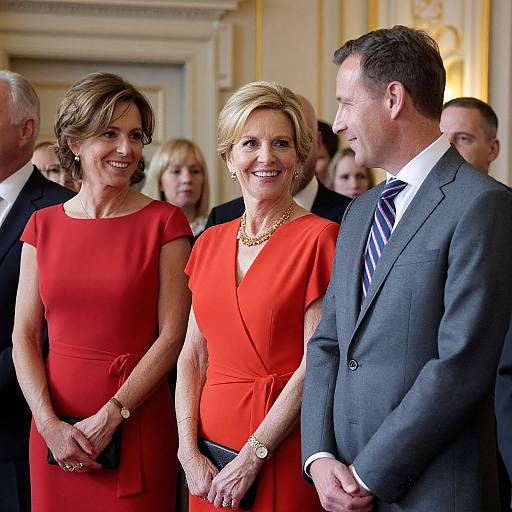 Elegant Formal Event Attendees