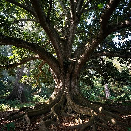 Ancient Enchanted Tree Fantasy Art