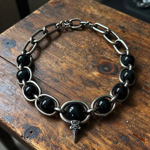 Gothic Hard Rock Necklace Display