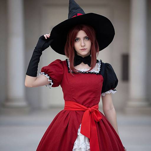 Witch Cornelia Black Hat Cosplay