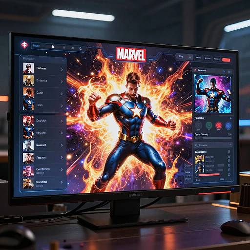 Marvel Hero Generator Dashboard