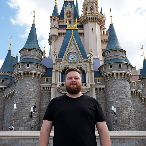 Bearded Man by Fairy-Tale Castle