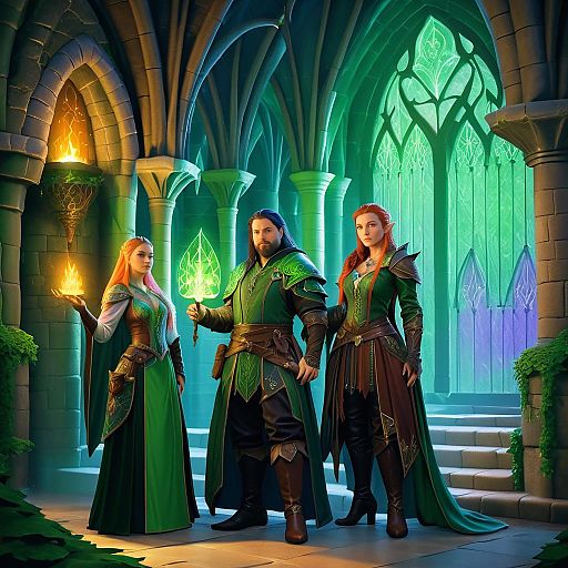 Adventurers in an Enchanted Castle Adventurers in an Enchanted Castle