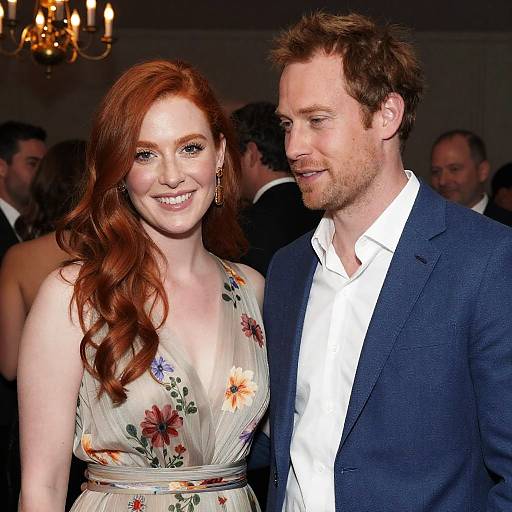 Couple Enjoying a Casual Social Event