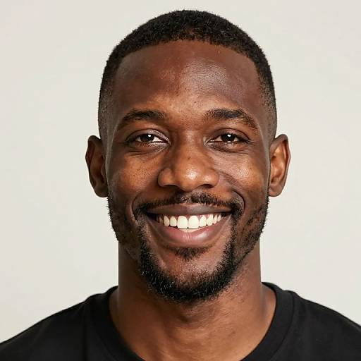 Ultra-Realistic African American Male Headshot
