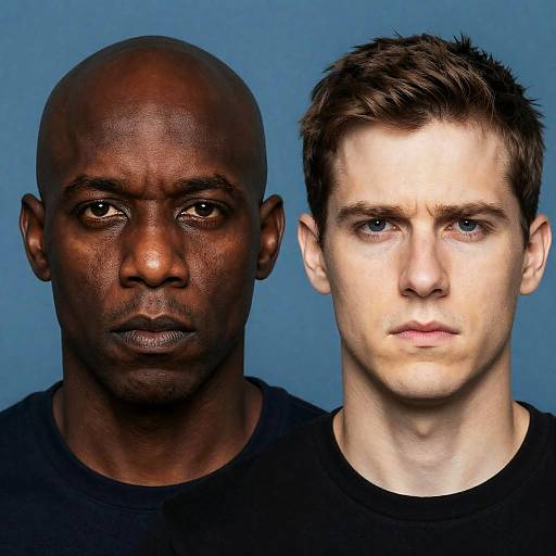Intense Portraits of Two Diverse Men