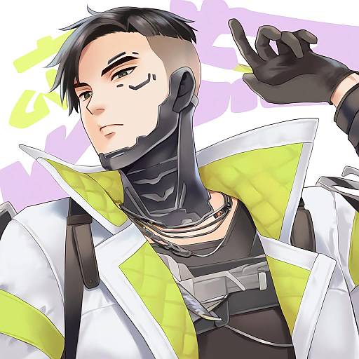 Illustration of Crypto (apex legends), apex legends in the style of Ichinomiya (blantte)