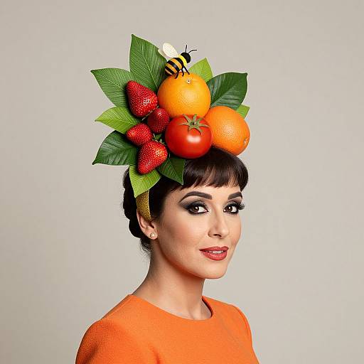 Carmen Miranda Fruit Fascinator