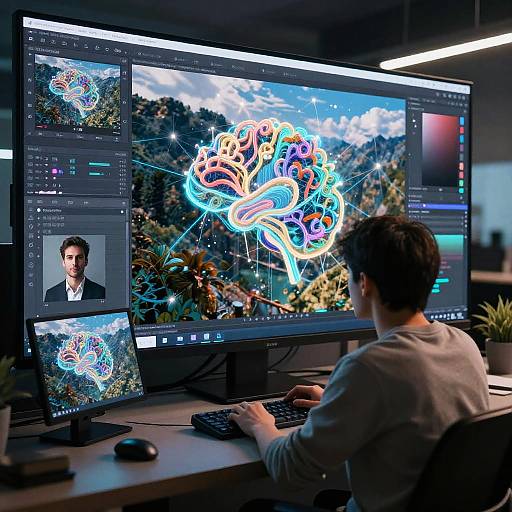 Vivid AI Art Interface with Neural Networks