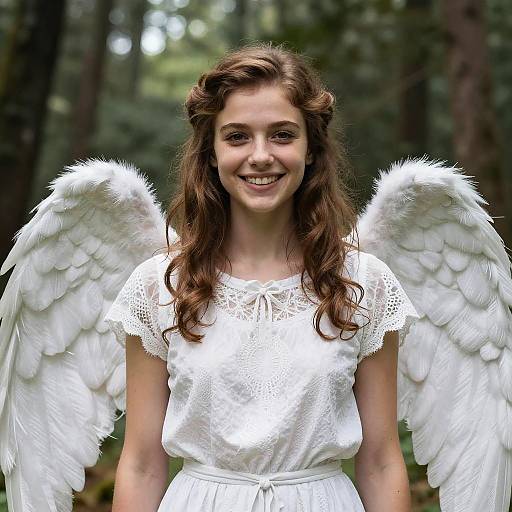 Angelic Guardian Comic Portrait