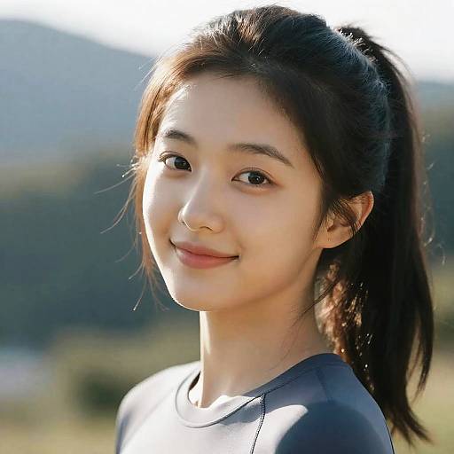 Hyper Realistic Korean Girl Portrait