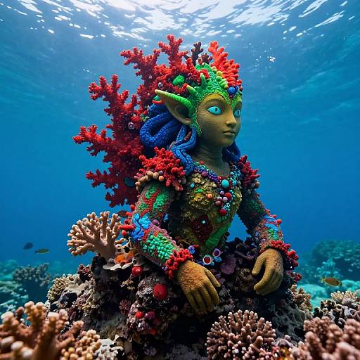 Majestic Coral Reef Spirit at Dawn