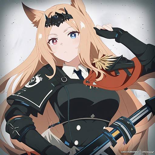 Illustration of Archetto (arknights), arknights in the style of Eufoniuz