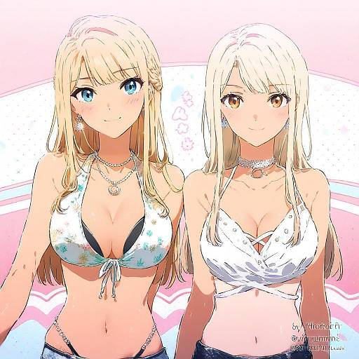 Illustration of Alessandra susu, tokyo 7th sisters in the style of Muromaki