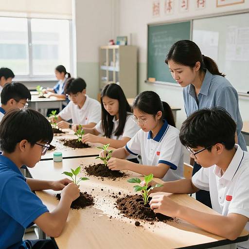 Collaborative Science Experiment with Plants