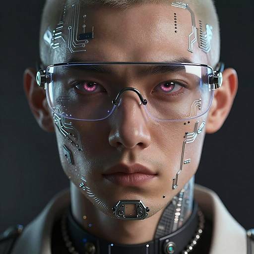 Cybernetic Portrait with Augmented Reality