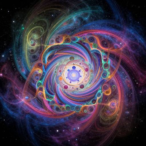 Cosmic Fractal Mathematics Dreamscape