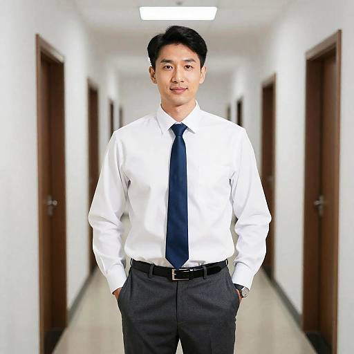 Male Doctor in Office Attire