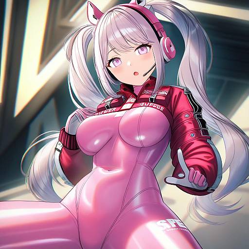 Illustration of Alice (nikke), goddess of victory: nikke in the style of Unowen