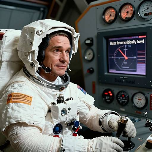 Hyper-Realistic Buzz Aldrin Portrait