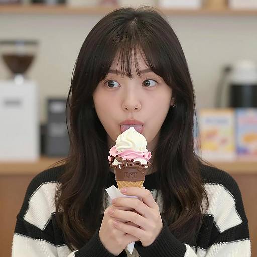 Indulgent Ice Cream Delight Moment