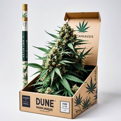 CBD Cannabis Packaging with Pre-Rolled Joints and Flowers