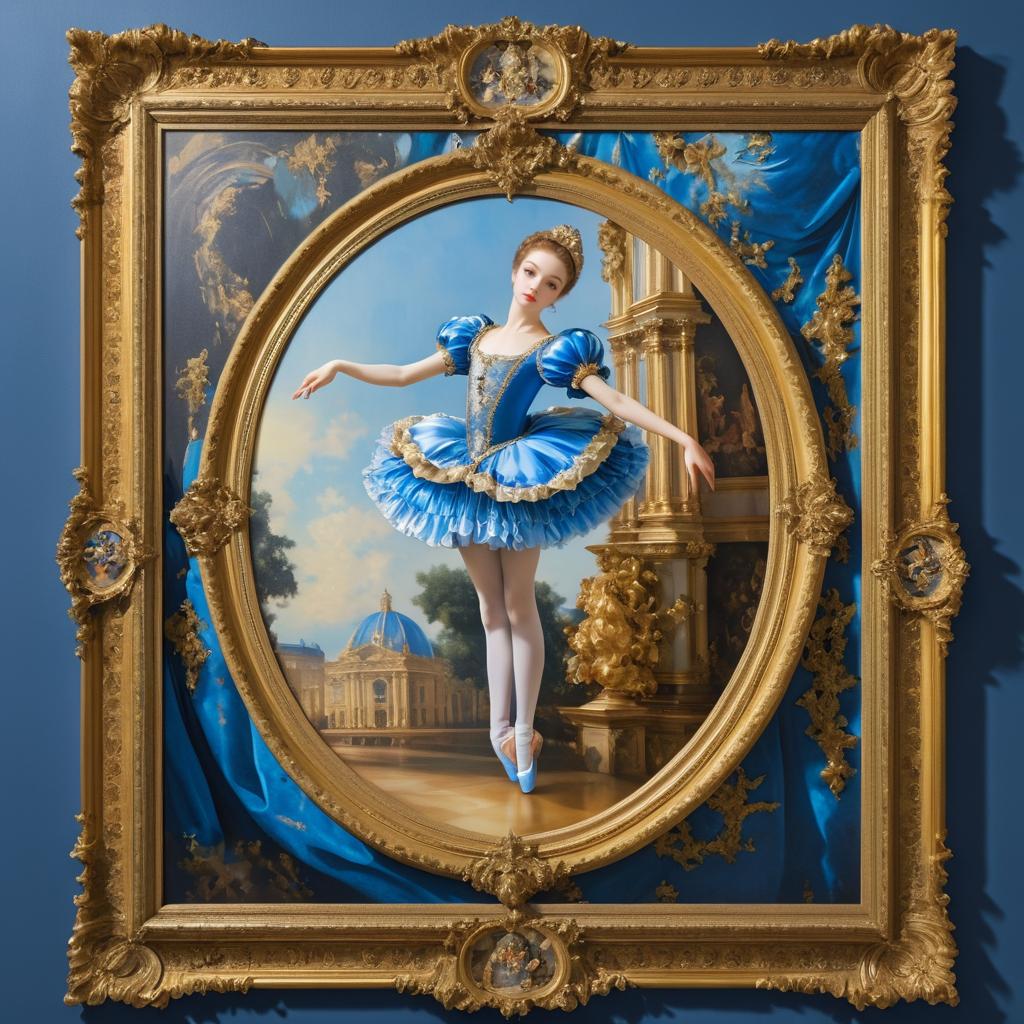 Baroque Elegance: Ballet in Blue